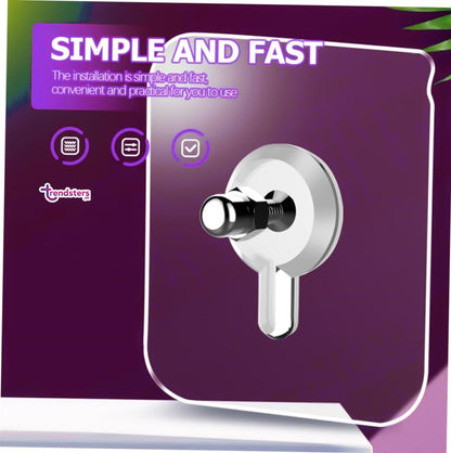 Punch-Free Screw Stickers