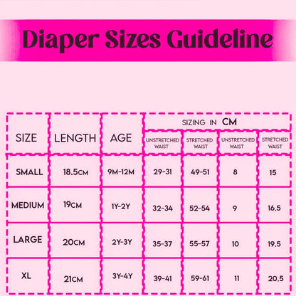 Kids Reusable Baby Diaper & Training Pants