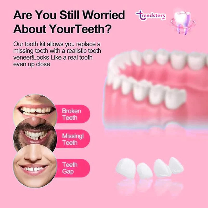 Moldable False Teeth