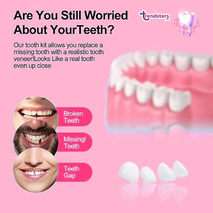 Moldable False Teeth